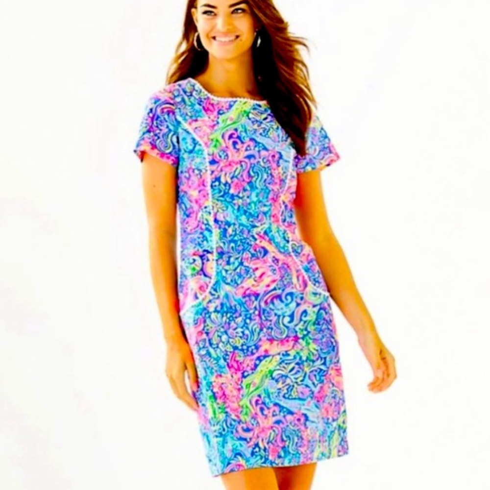 NWT Lilly Pulitzer Coralynne Shift Dress 16